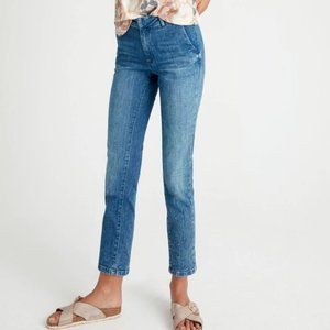 Pilcro Anthropologie Straight Flat Front Trouser Crop Jeans 28